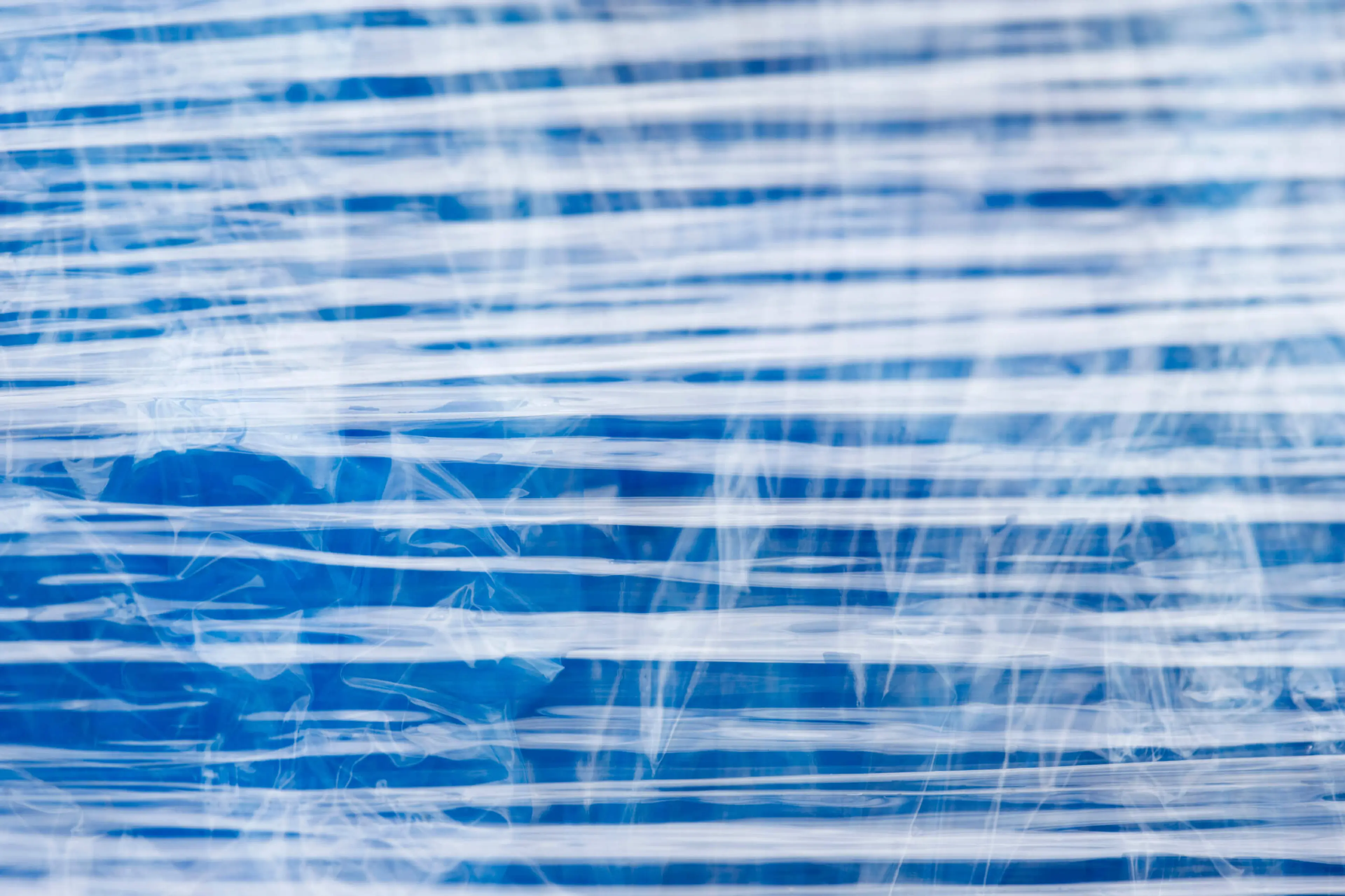 Close up of Polyethylene film